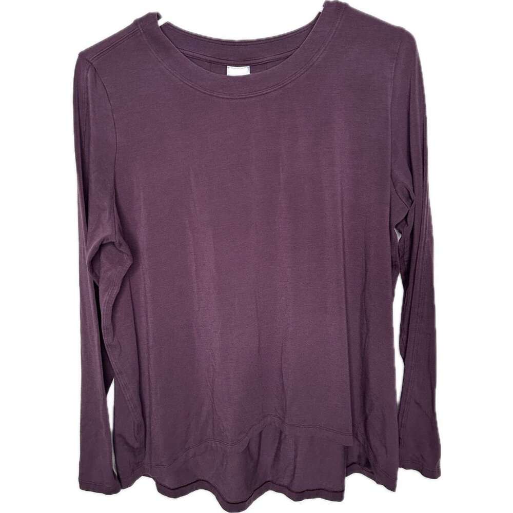 Athleta With Ease Top Women’s Burgundy Berry Small - Picture 3 of 8
